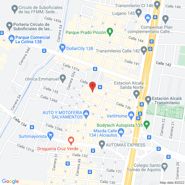 Mapa de Lacamai Ltda.