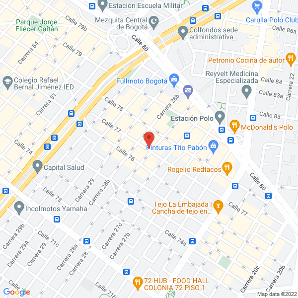 Mapa de S&R Holding S.A.S.