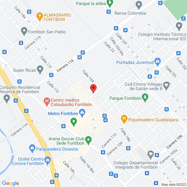 Mapa de Dentales Express S.A.S.