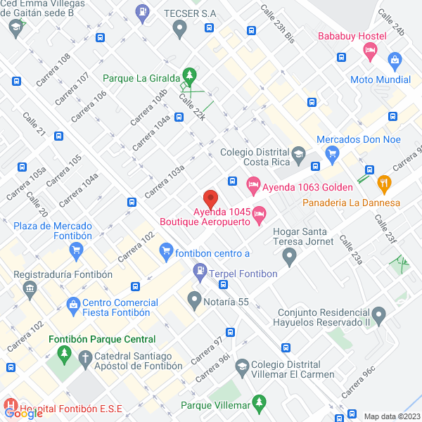 Mapa de Distribuidora En Accesorios De Estética Y Belleza El Faro S.A.S.