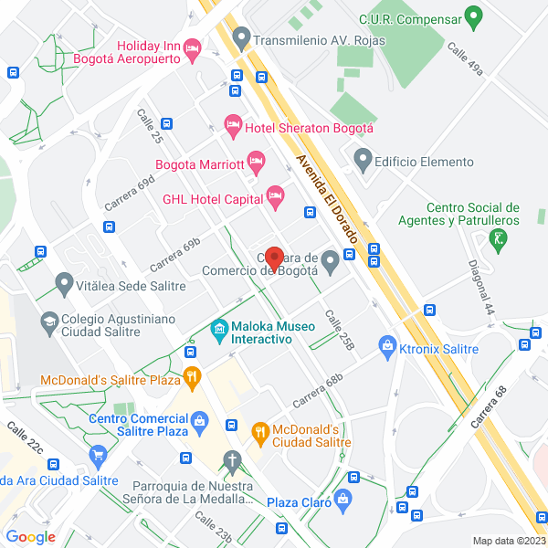 Mapa de Comercializadora Mar Abierto S.A.S.