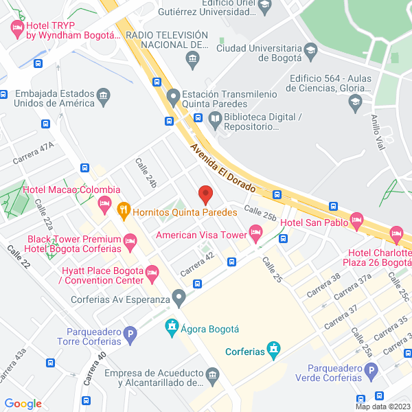 Mapa de Vetest Laboratorio Clinico Veterinario S.A.S.