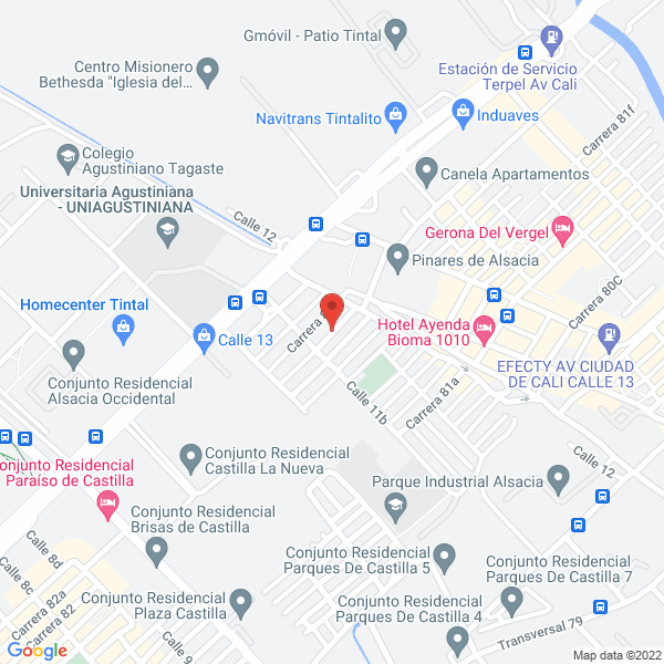 Mapa de Ruedemas S.A.S.