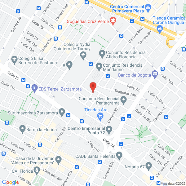 Mapa de Glass Capital S.A.S.