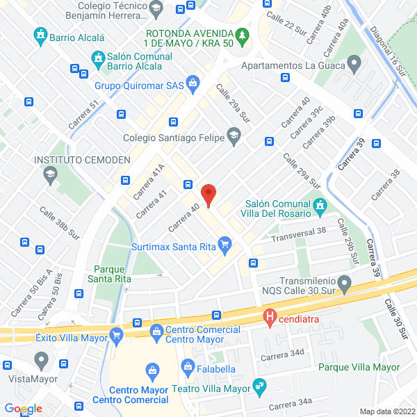Mapa de Altavista A&T S.A.S.