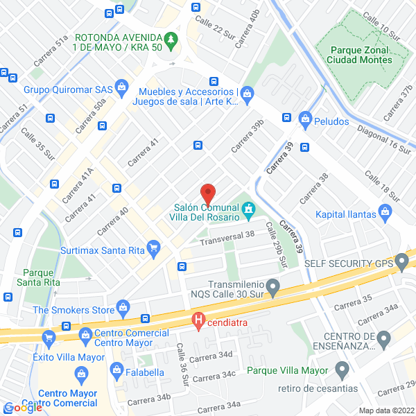 Mapa de Comercializadora Metrocúbico S.A.S.