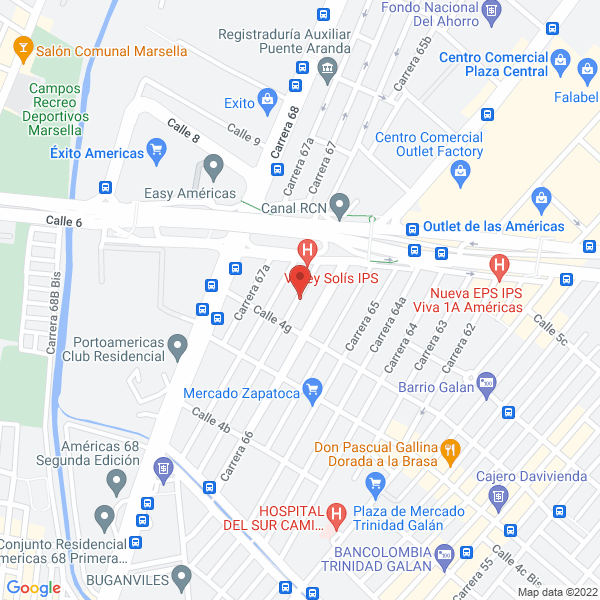 Mapa de All Service Rhyno S.A.S.