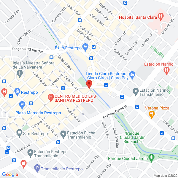 Mapa de Dental Especialistas S.A.S.