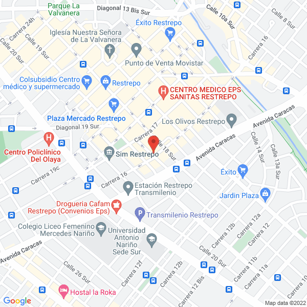 Mapa de Mr Café S.A.S.