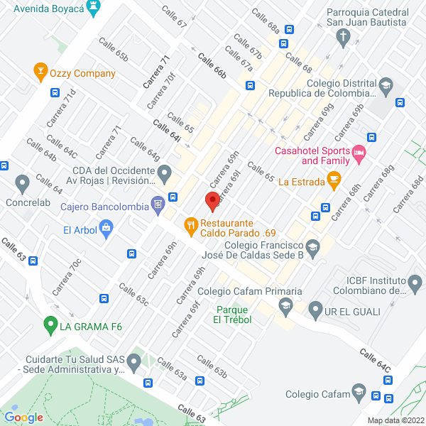 Mapa de Suministros Empresariales Cristal S.A.S.