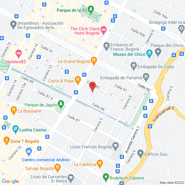 Mapa de Villazon Orozco S.A.S.