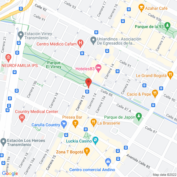 Mapa de Top Celular