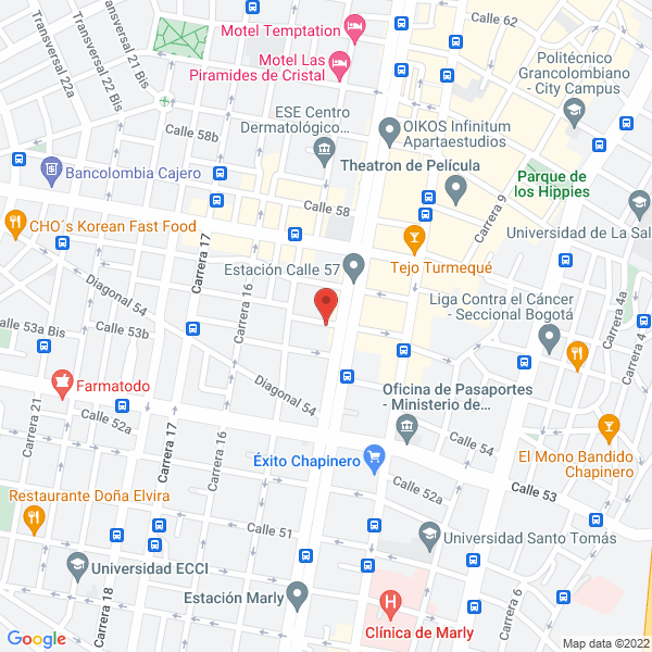 Mapa de Superbike Shop S.A.S.