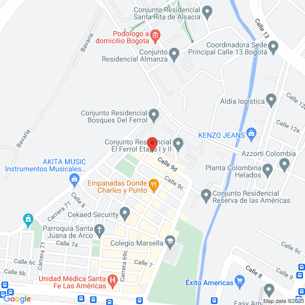 Mapa de Dl Urueña S.A.S.