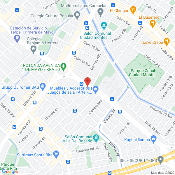 Mapa de Clínica Odontológica Bogotá S.A.S.