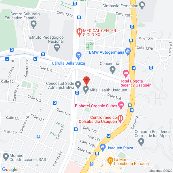 Mapa de Punto Fit Colombia S.A.S.