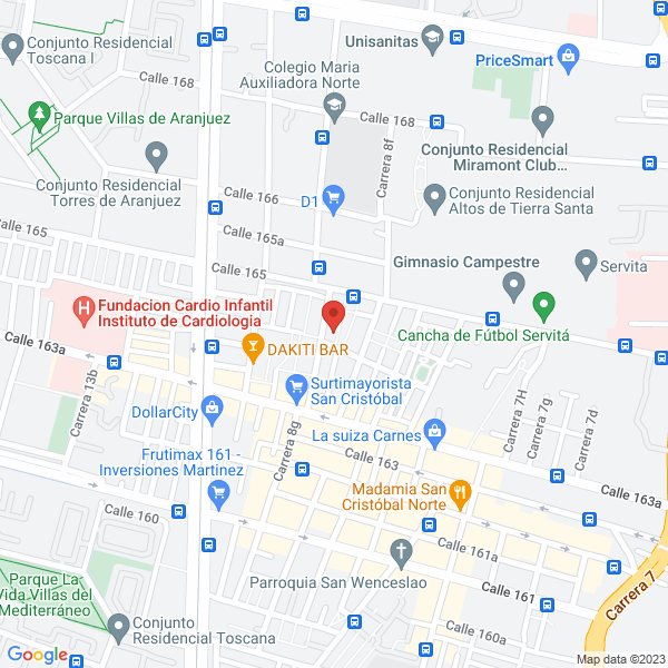 Mapa de La 8F Servicios Especiales S.A.S.