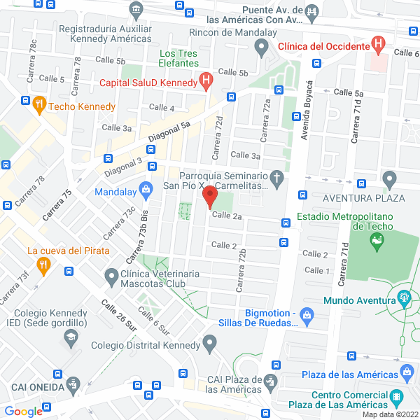 Mapa de Alexcars S.A.S.
