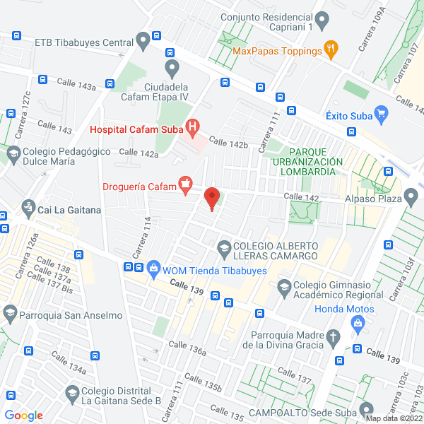 Mapa de Vidrios Y Aluminios Aguirre S.A.S.