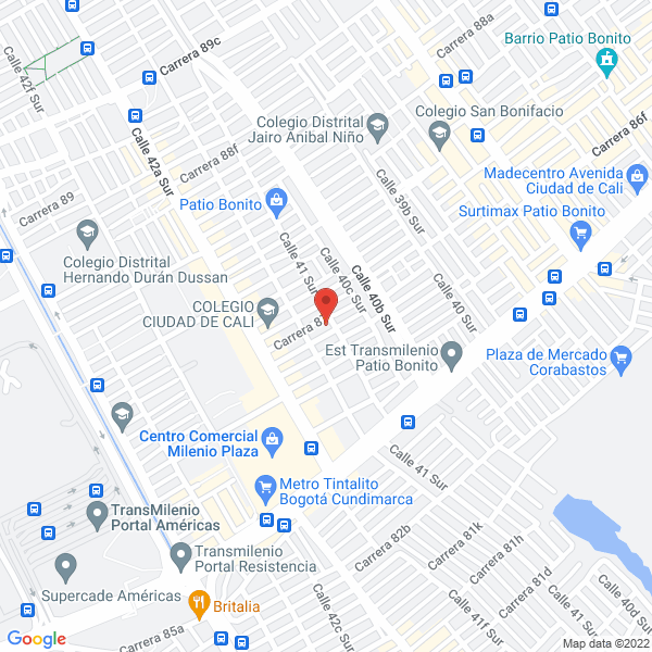 Mapa de Tricoabastos S.A.S.