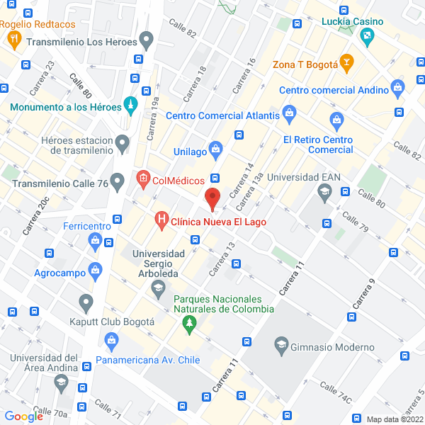 Mapa de Tienda Neorte S.A.S.