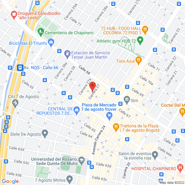 Mapa de La Casa De La Bujia S.A.S.