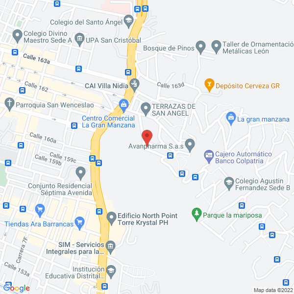 Mapa de Mabcomputadores S.A.S.