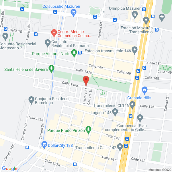 Mapa de Bacon Street S.A.S