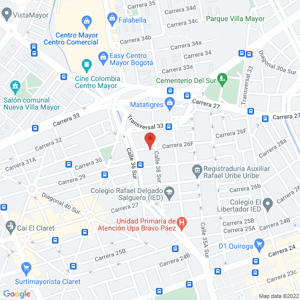 Mapa de Mg Silenciadores Y Exostos S.A.S.