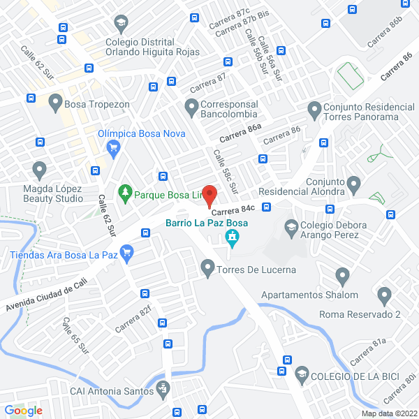 Mapa de Publiacabados S.A.S.