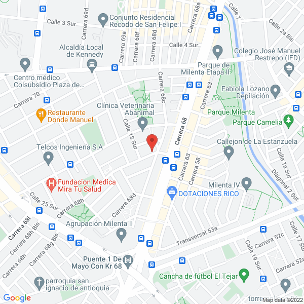 Mapa de Action Kids S.A.S
