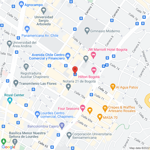 Mapa de Astrike S.A.S.