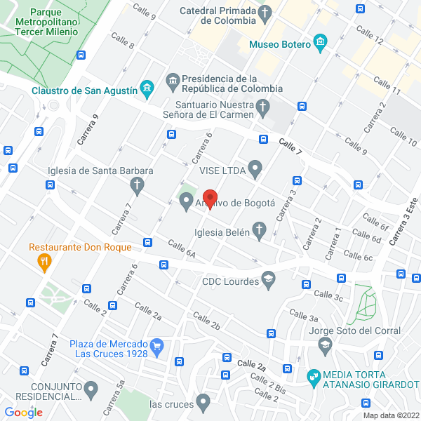 Mapa de Café & Cacao Express San J Ltda.