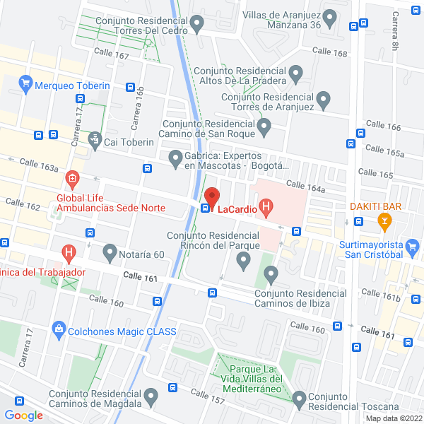 Mapa de Divaly Buffet S.A.S.