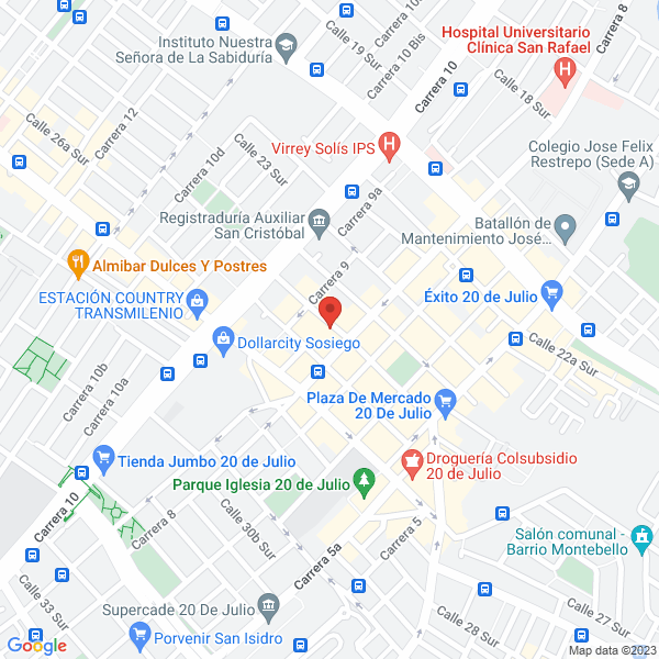 Mapa de Distribuidora Castro Acuña Hermanos S.A.S.