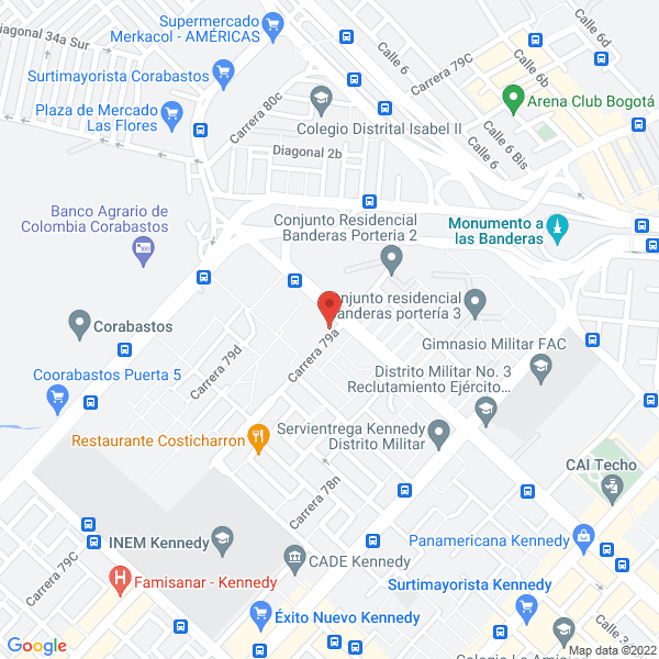 Mapa de Ilumitel S.A.S.
