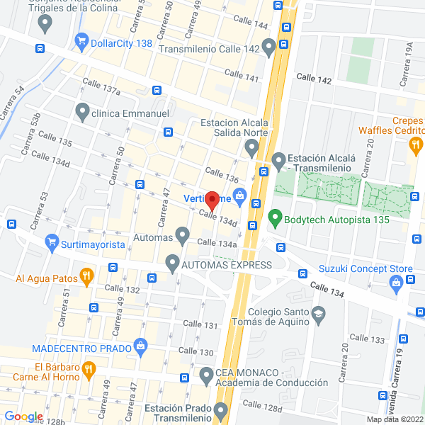 Mapa de Totally Care S.A.S.
