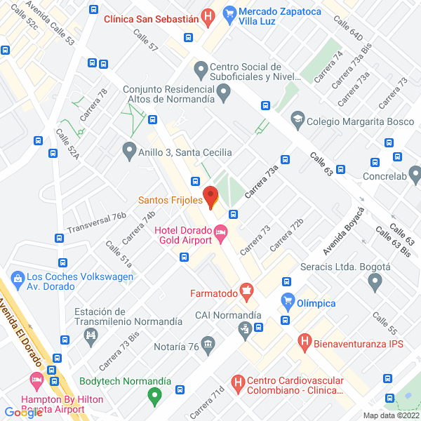 Mapa de Decoraciones Manuel S.A.S.