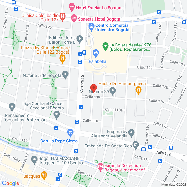 Mapa de Ecologia Turistica Eventos Y Recreación S.A.S.