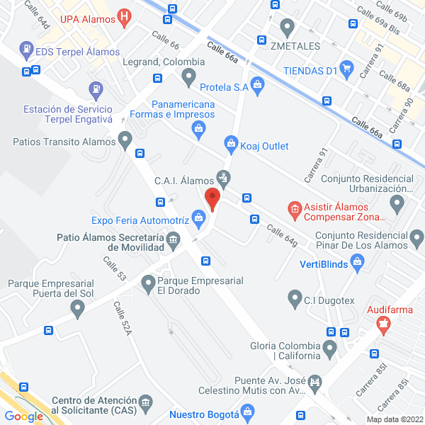 Mapa de Helis Importadora S.A.S.