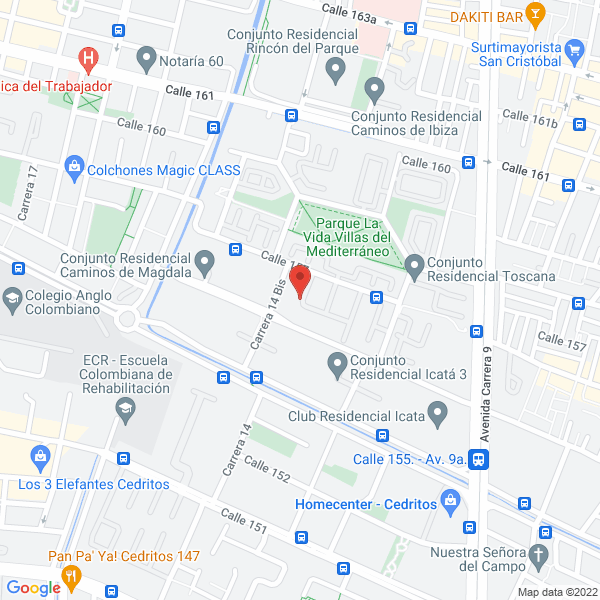 Mapa de Grupo Yoshimura Londoño S.A.S.