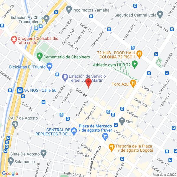 Mapa de Shelbys S.A.S.