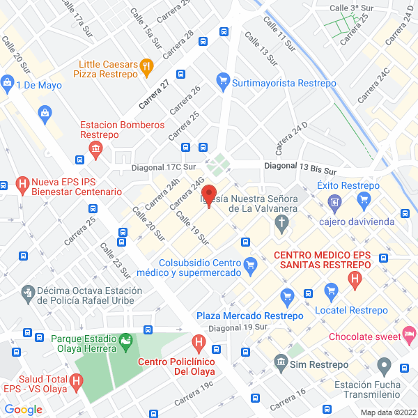 Mapa de Grupo Milpieles S.A.S.