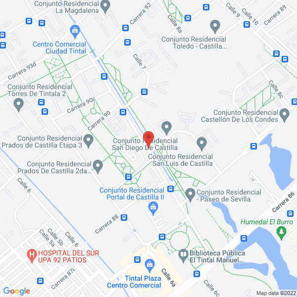 Mapa de Be Free Comercializadora S.A.S.