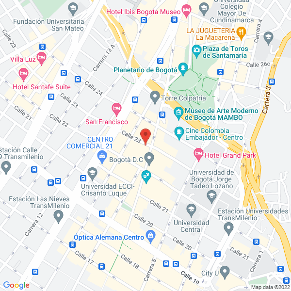 Mapa de The Oránge Market S.A.S.