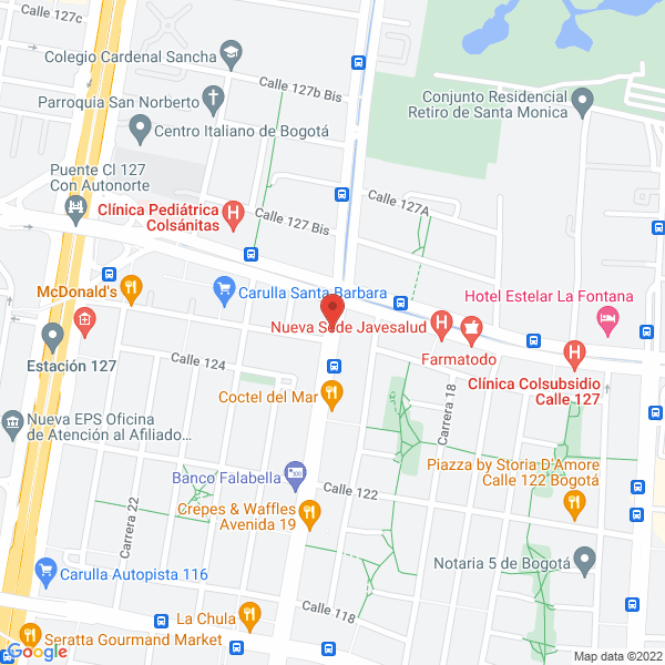 Mapa de Big Bang Businéss S.A.S.