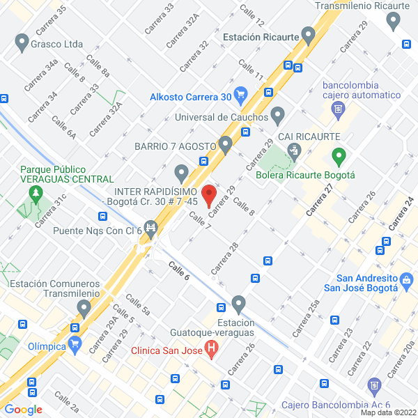 Mapa de Servicortés Villa S.A.S.