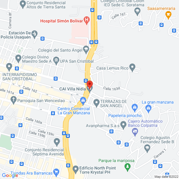 Mapa de Mcontrer Eléctricos S.A.S.