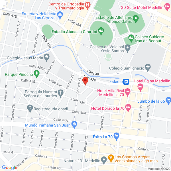 Mapa de Punto Coma Comunicaciones S.A.S.
