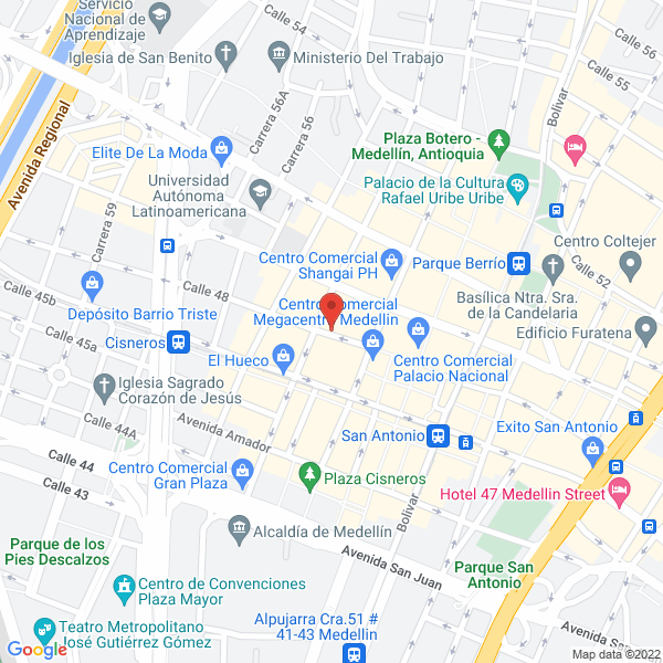 Mapa de Gifts S.A.S.